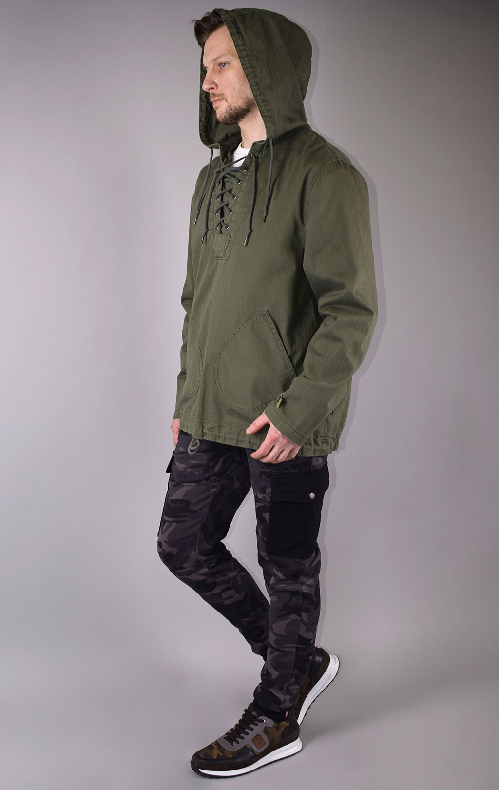 Анорак ALPHA INDUSTRIES MARINER ANORAK хлопок olive 