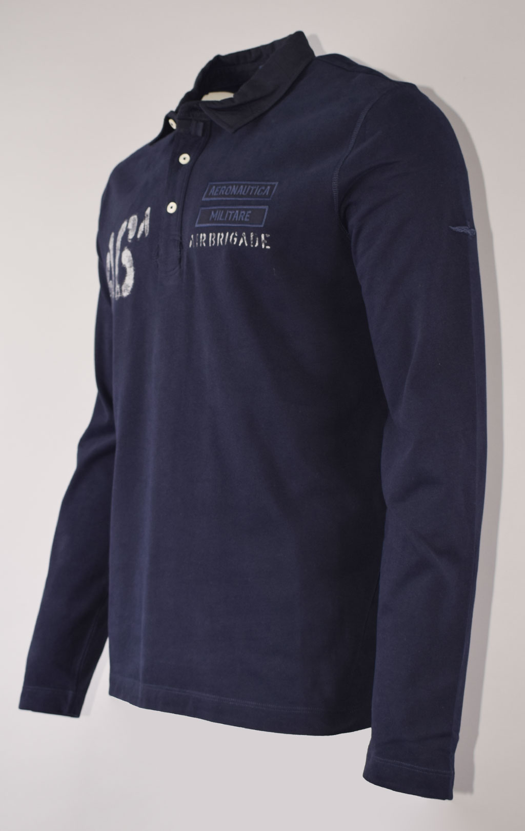 Поло-лонгслив AERONAUTICA MILITARE FW 23/24/TR dark blue (PO 1708) 