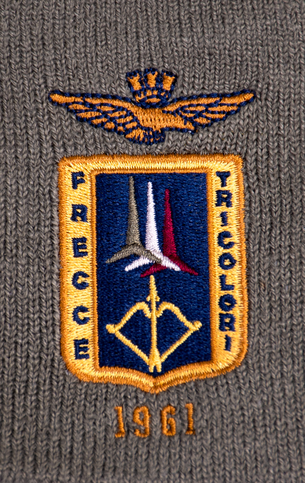 Шапка вязаная AERONAUTICA MILITARE FW 26/27/CN tea leaf (CU 0092) 