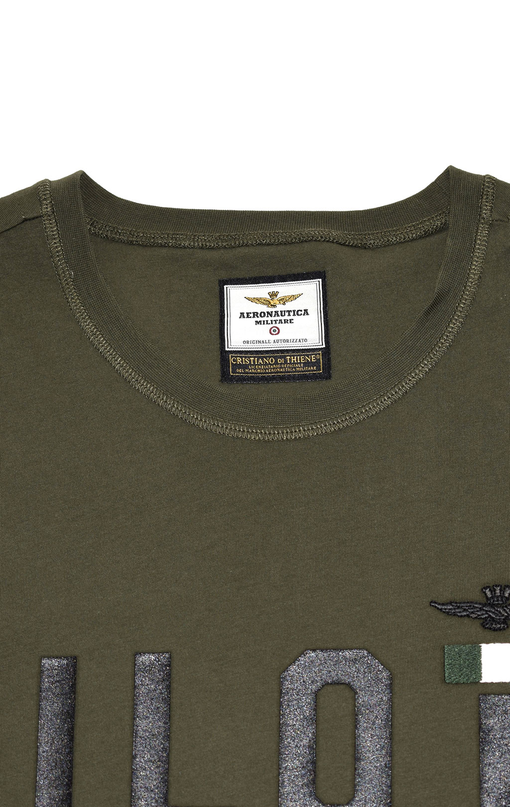 Футболка AERONAUTICA MILITARE SS 21/TR verde scuro (TS 1851) 