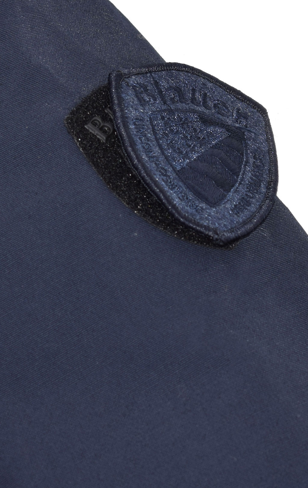 Куртка-аляска пуховая BLAUER RAINCOAT LONG FW 19/20 натур. мех dark blue (005565) 