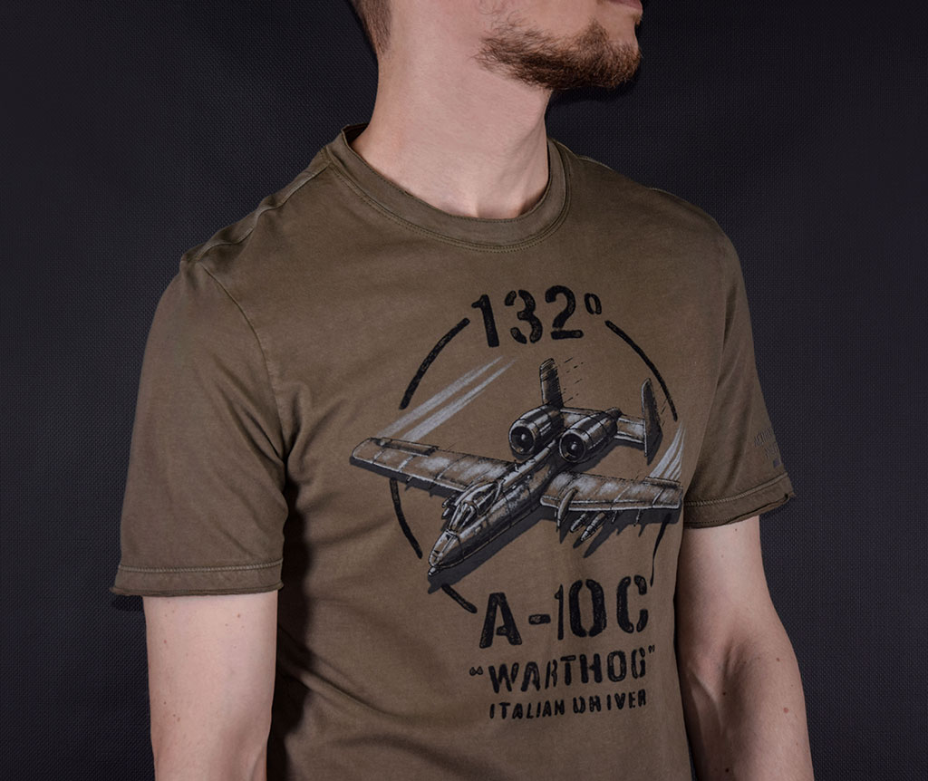 Футболка AERONAUTICA MILITARE SS19 green mountain (TS 1601) 