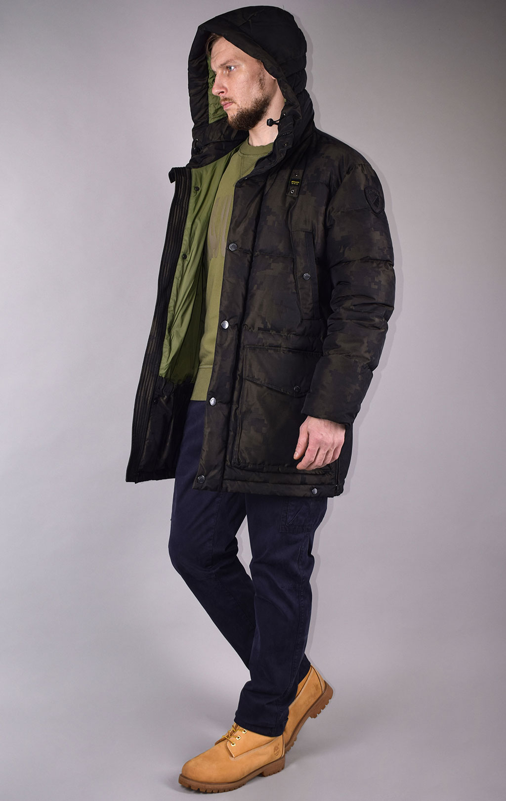 Куртка-пуховик BLAUER BLOUSON FW 19/20 camo (005498) 