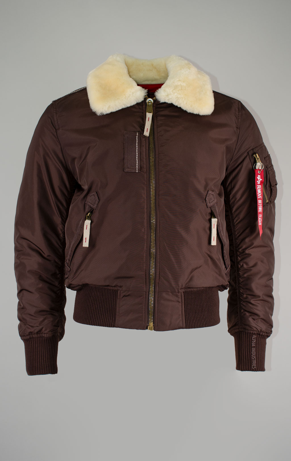 Куртка-пилот ALPHA INDUSTRIES INJECTOR-III hunter brown 