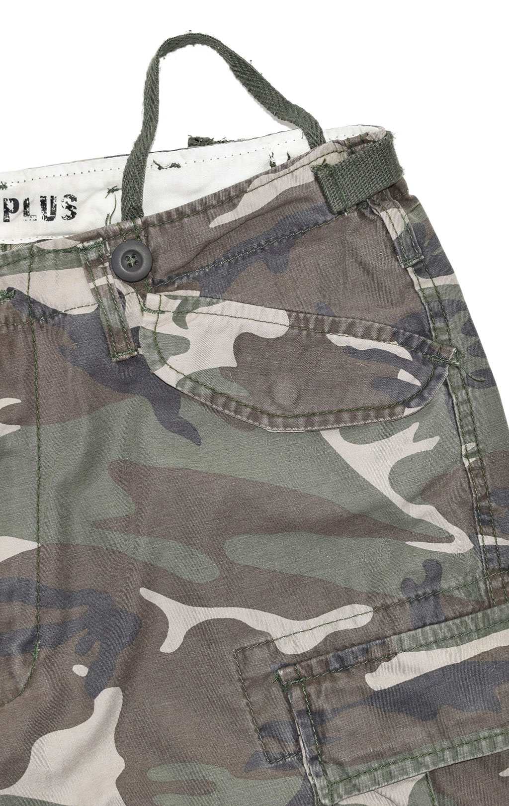 Шорты бриджи Surplus ENGINEER 3/4 VINTAGE camo woodland 