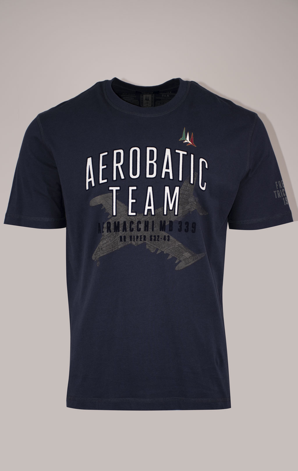 Футболка AERONAUTICA MILITARE SS 24/BD blue navy (TS 2219) 