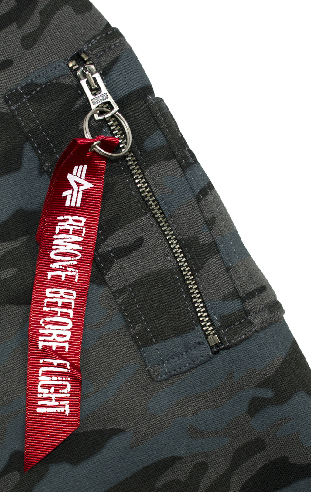 Свитшот ALPHA INDUSTRIES X-FIT SWEAT black camo 