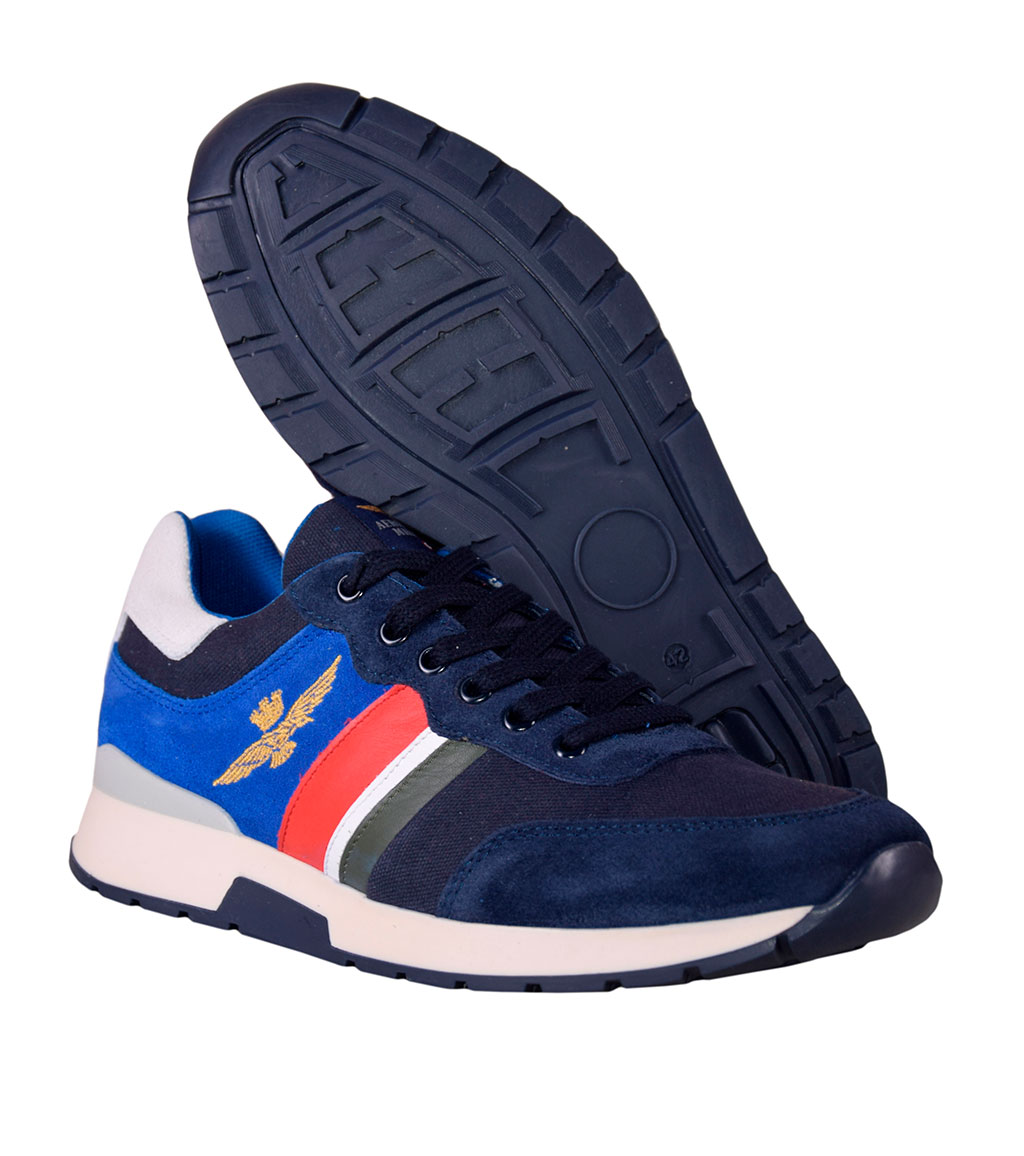 Кроссовки AERONAUTICA MILITARE SS19 blue navy/inchiostro (SC 151 ...