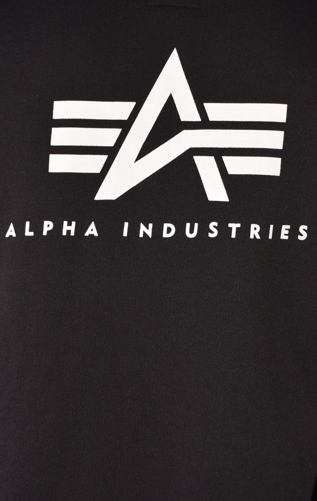 Толстовка ALPHA INDUSTRIES SMALL LOGO FULL-ZIP HOODIE black 