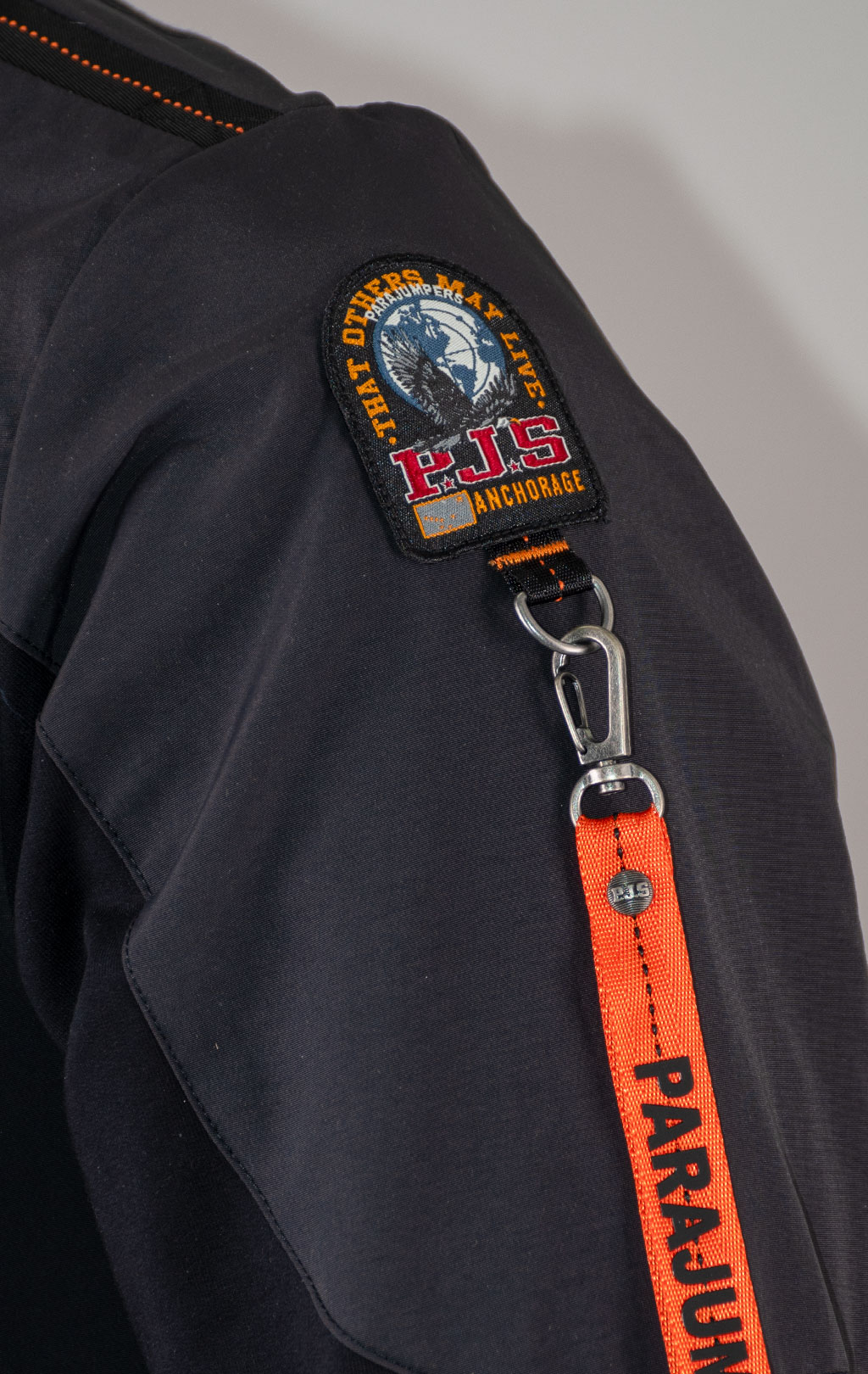 Толстовка комбинированная PARAJUMPERS JANGO FW 25/26 black 