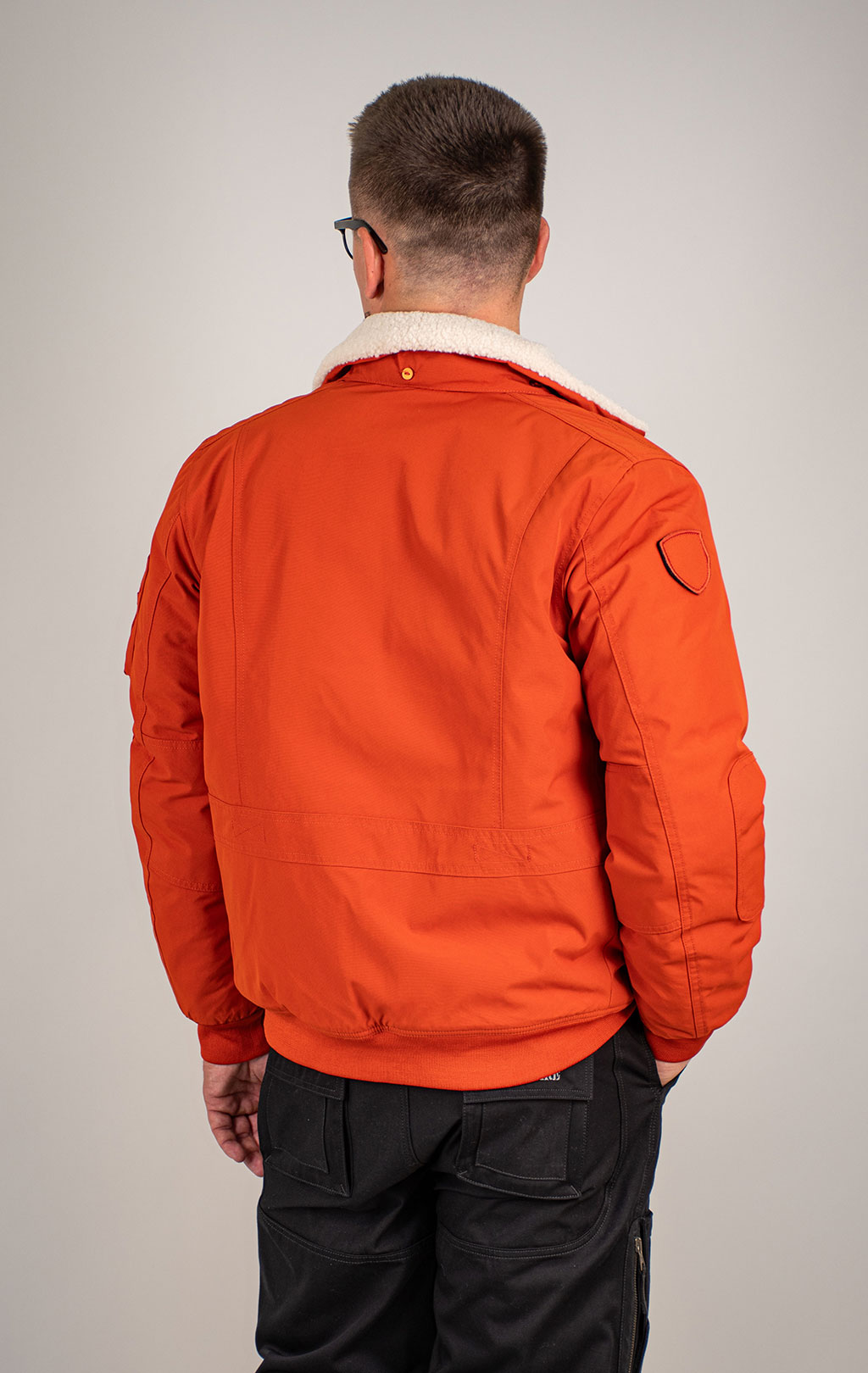 Куртка-пилот AERONAUTICA MILITARE FW 25/26/BD clay orange (AB 3024) 