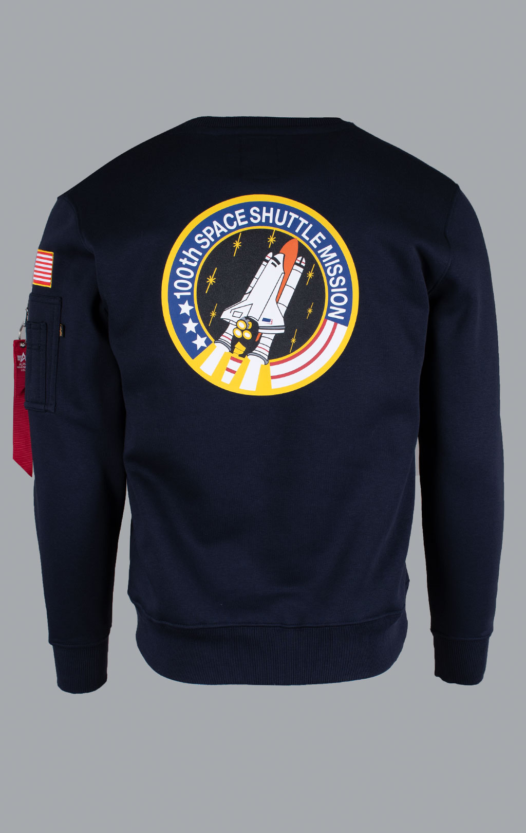 Свитшот ALPHA INDUSTRIES NASA SPACE SHUTTLE SWEATER rep. blue 