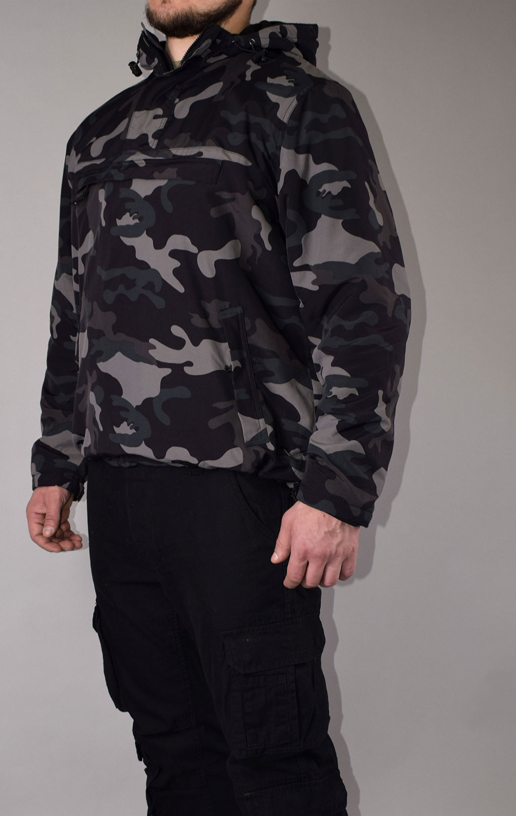 Анорак Surplus WINDBREAKER camo black 