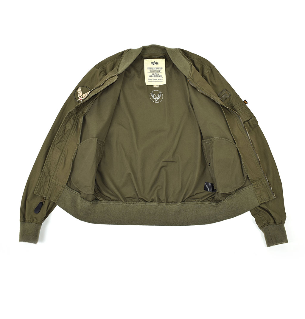 Ветровка-бомбер ALPHA INDUSTRIES GROUND CREW MA-1 burnt olive 