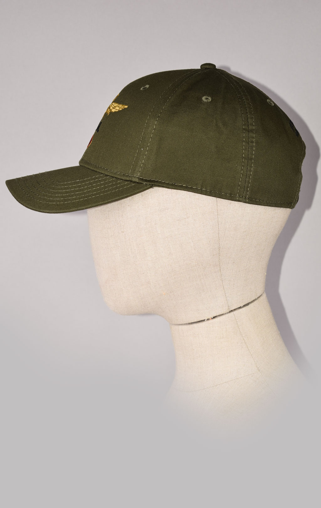 Бейсболка AERONAUTICA MILITARE SS 22/CN verde militare (HA 1100) 