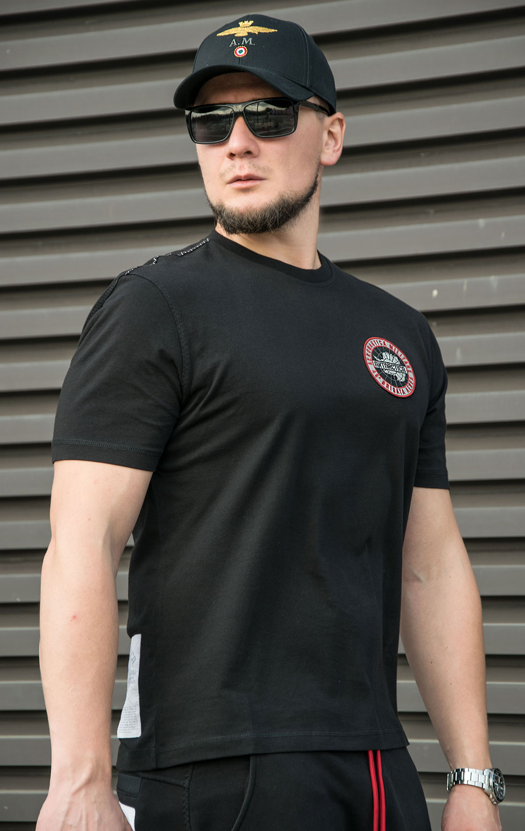 Футболка AERONAUTICA MILITARE ANTARCTICA FW 23/24/TR jet black (TS 2143)