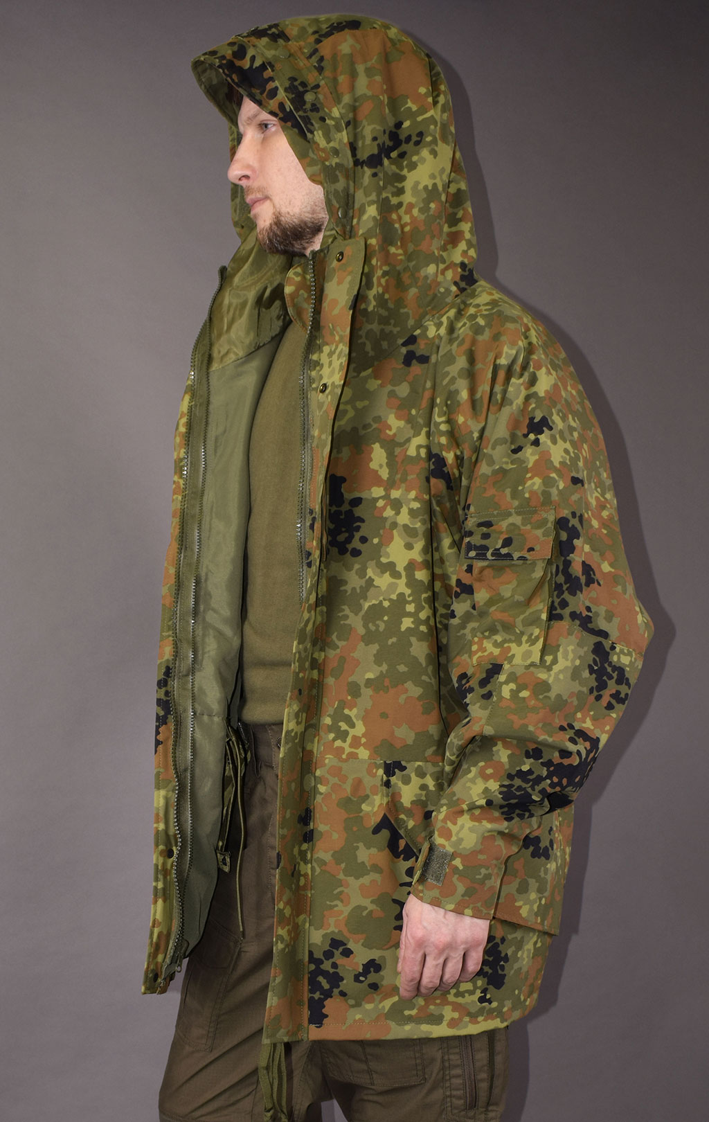 Куртка непромокаемая Mil-Tec мембрана flecktarn 