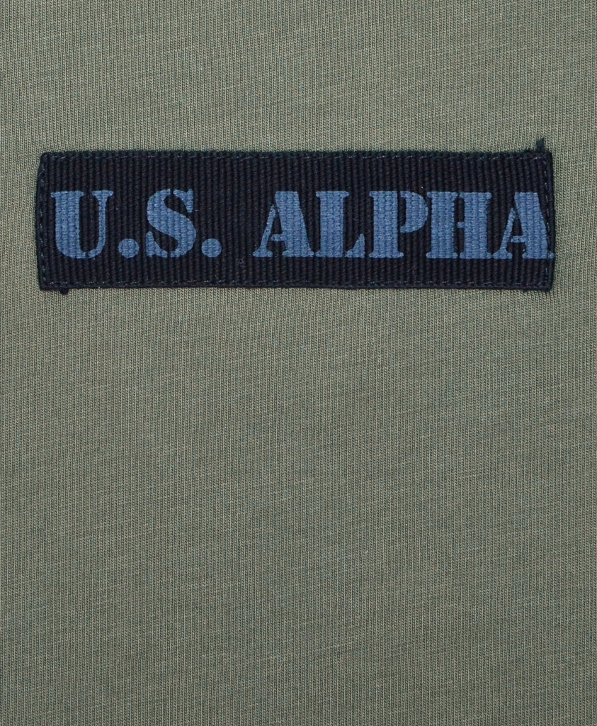 Футболка ALPHA INDUSTRIES ALS dark olive 