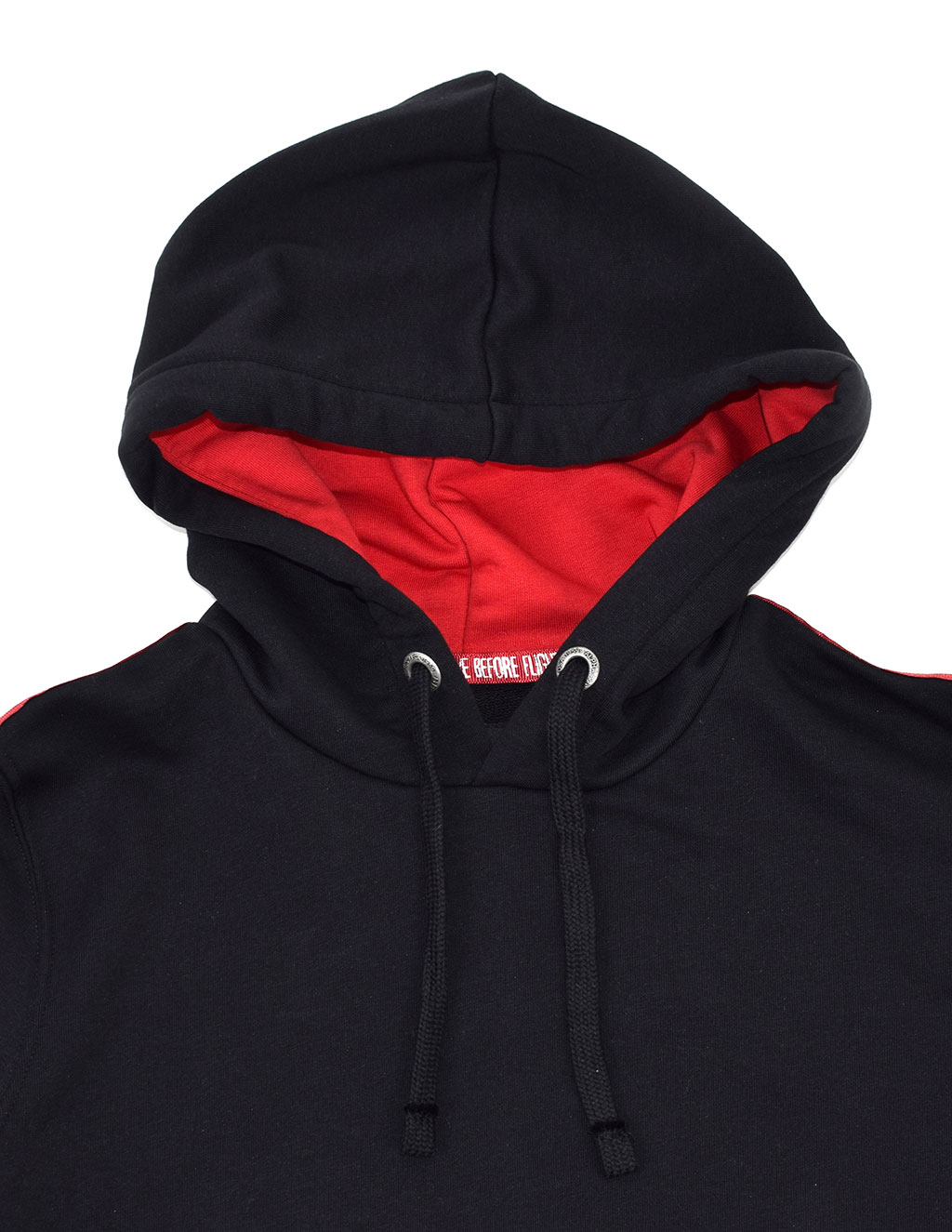 Женская толстовка ALPHA INDUSTRIES RBF TAPE HOODY black 