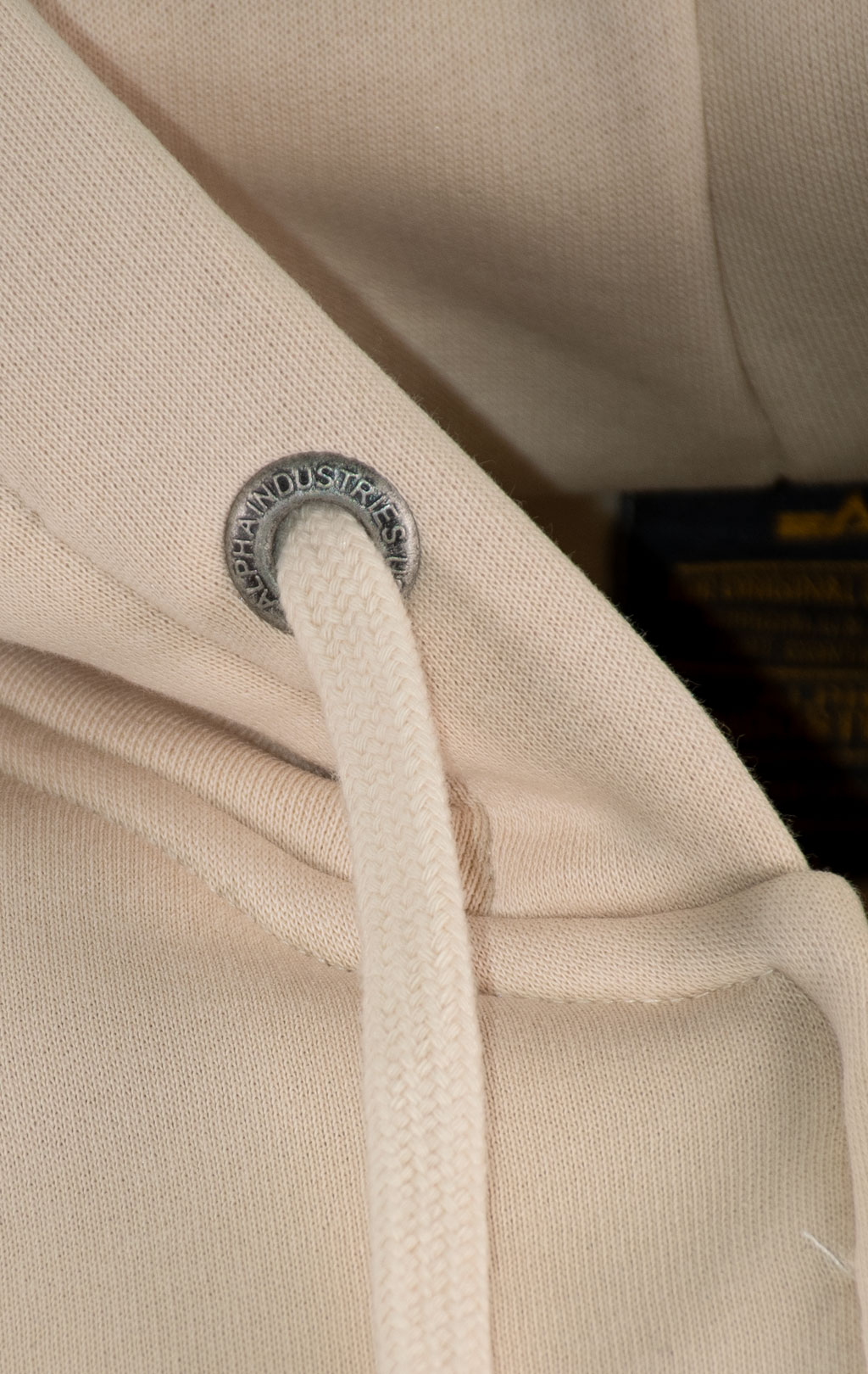 Толстовка ALPHA INDUSTRIES BASIC ZIP HOODY SMALL LOGO jet stream white 