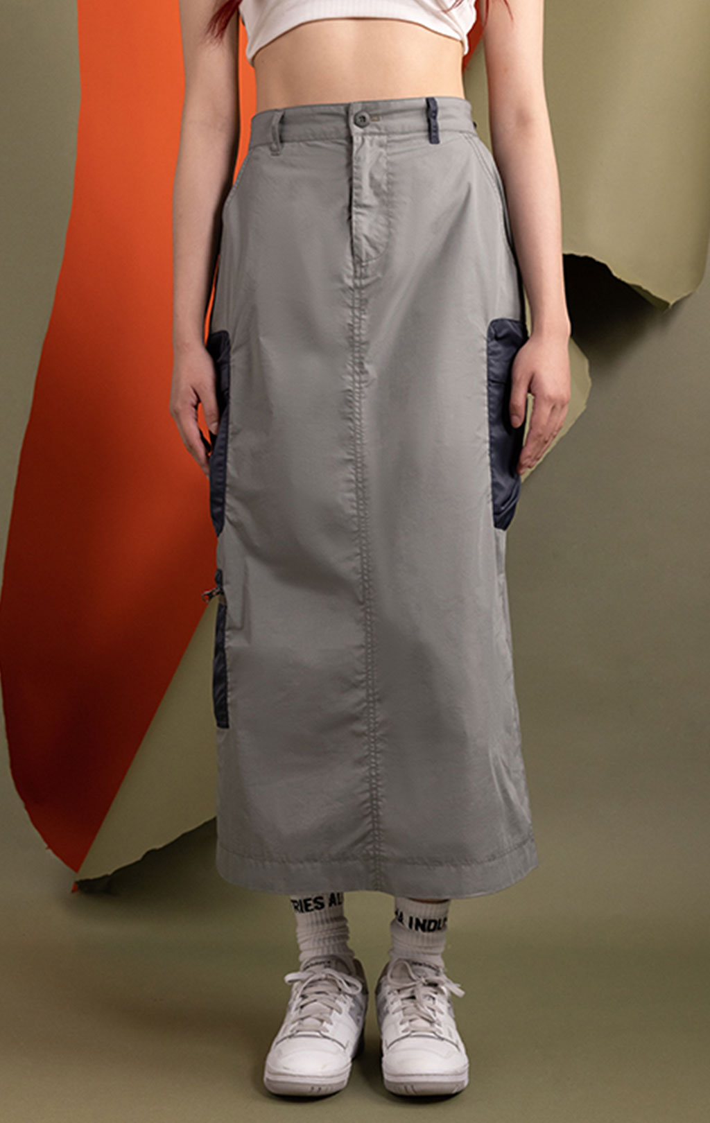 Женская юбка ALPHA INDUSTRIES M-65 SKIRT FW 24/25 field grey 