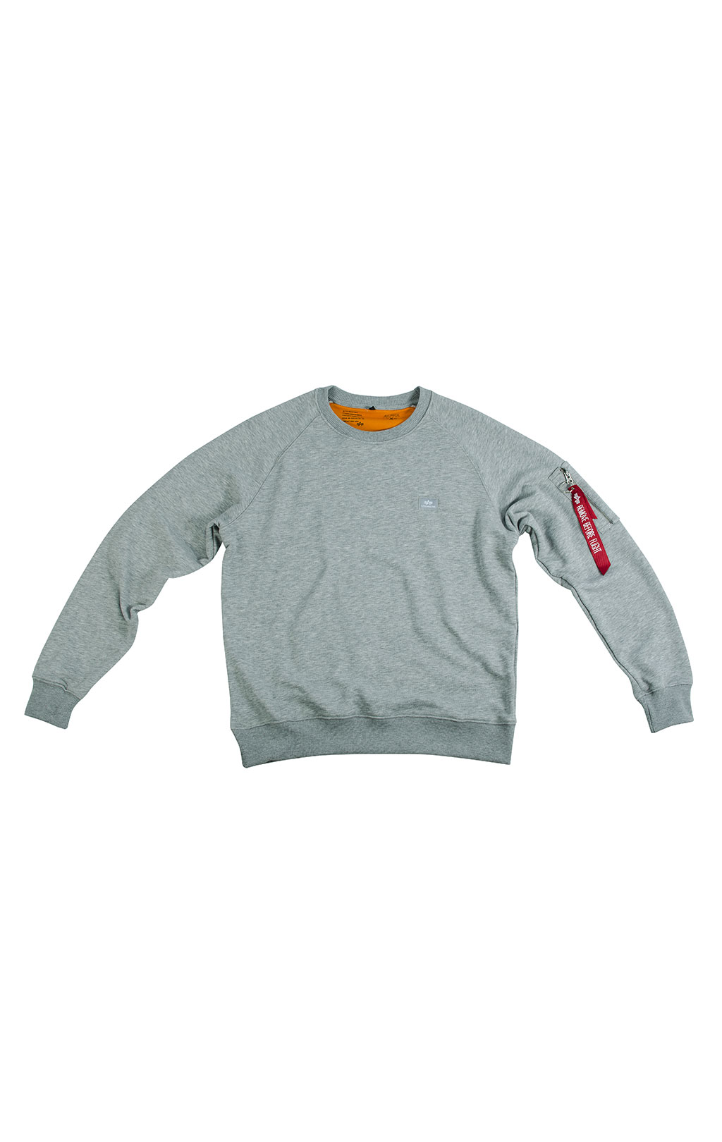 Свитшот ALPHA INDUSTRIES X-FIT SWEAT grey heather 