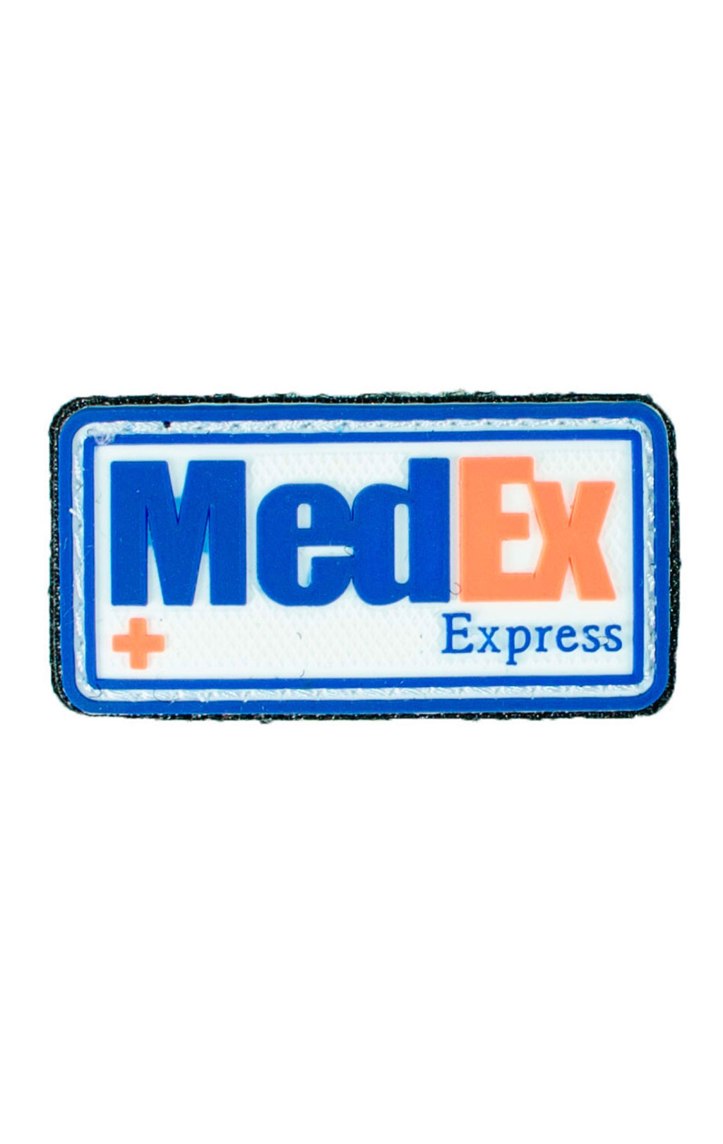 Нашивка ПВХ Fostex MedEx EXPRESS на липучке blue 