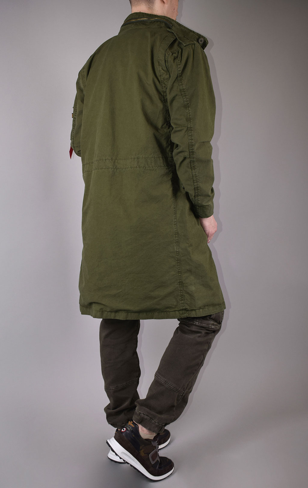 Ветровка ALPHA INDUSTRIES LW M-65 COAT dark olive 