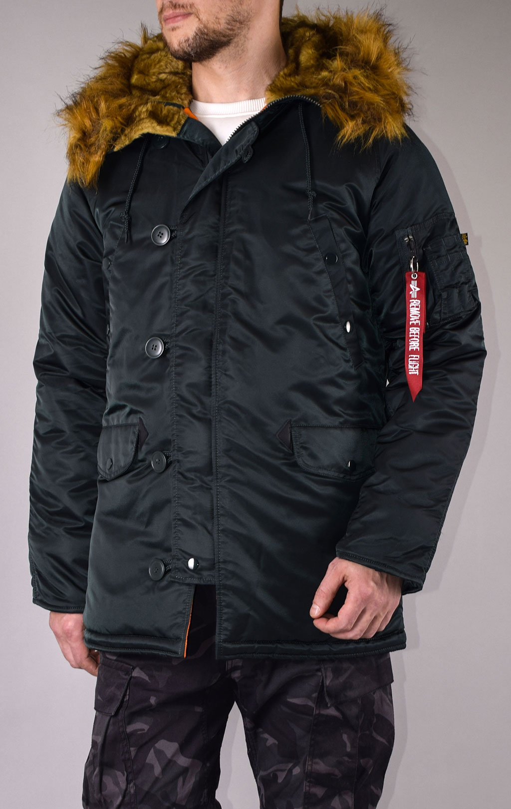 Аляска ALPHA INDUSTRIES VF 59 N-3B dark petrol 