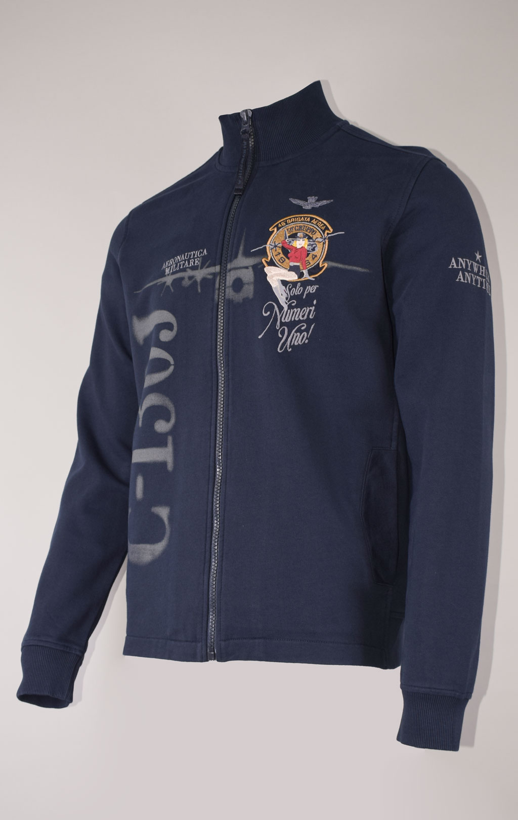 Олимпийка AERONAUTICA MILITARE FW 23/24/TR dark blue (FE 1802) 