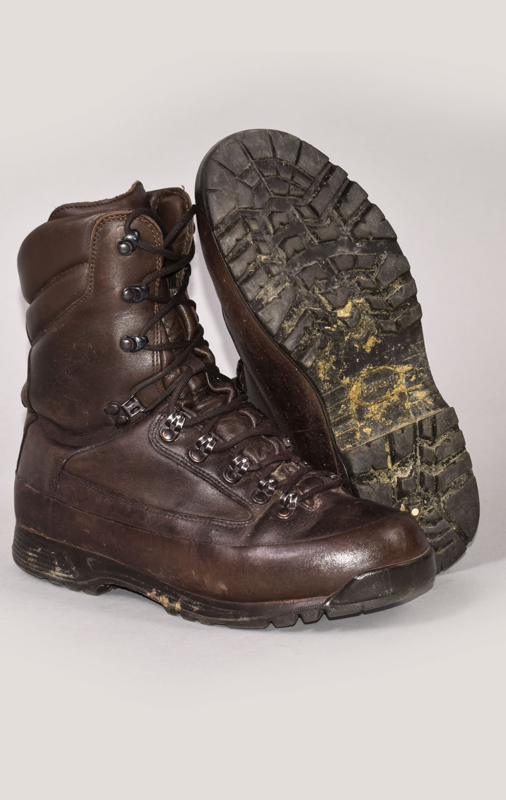 Ботинки-берцы KARRIMOR Gore-Tex COMBAT Boots кожа brown б/у 