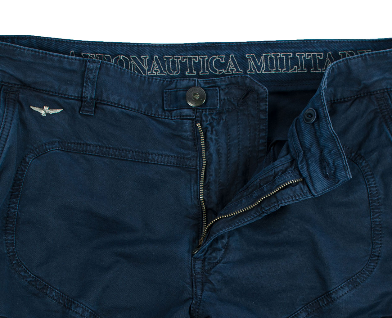 Брюки-карго AERONAUTICA MILITARE blue navy (PA 1193)