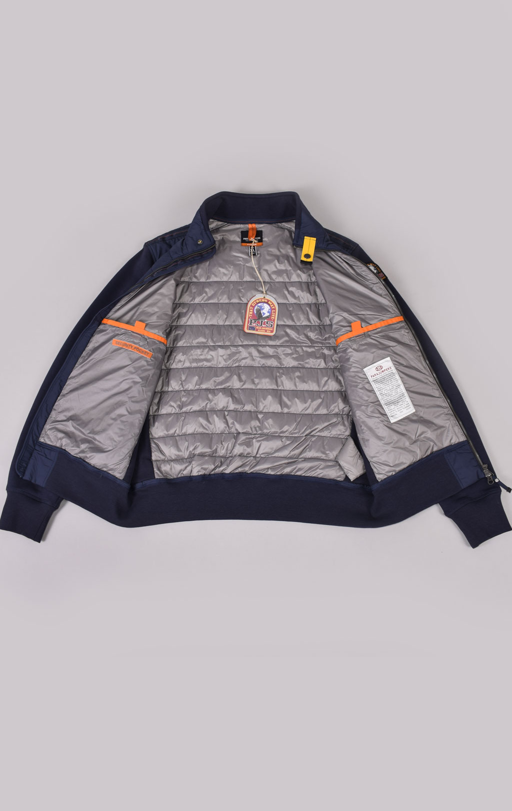 Толстовка комбинированная PARAJUMPERS ELLIOT FW 21/22 navy 