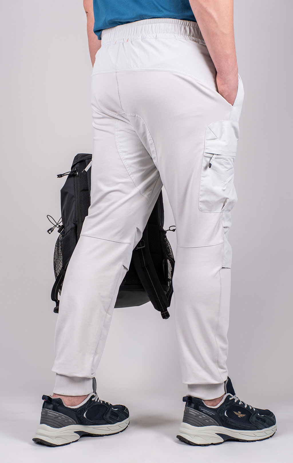 Брюки трикотажные PARAJUMPERS OSAGE с карманами SS 25 m ghiaccio 