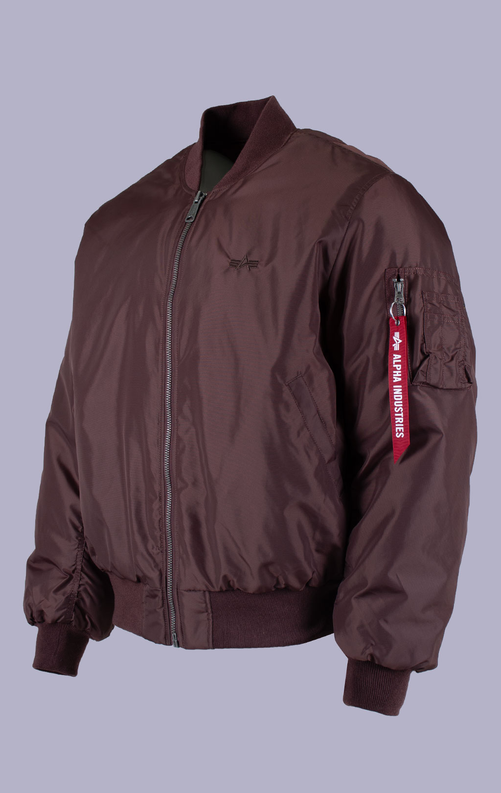 Бомбер ALPHA INDUSTRIES MA-1 RELAXED FIT FLIGHT JACKET (OXFORD LOGO) FW 26/27 cocoa 
