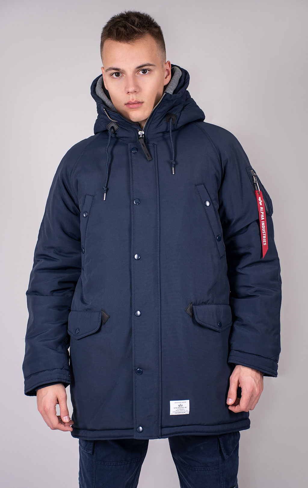 Аляска ALPHA INDUSTRIES ALTITUDE MOD PARKA N-3B FW 24/25 replica blue 