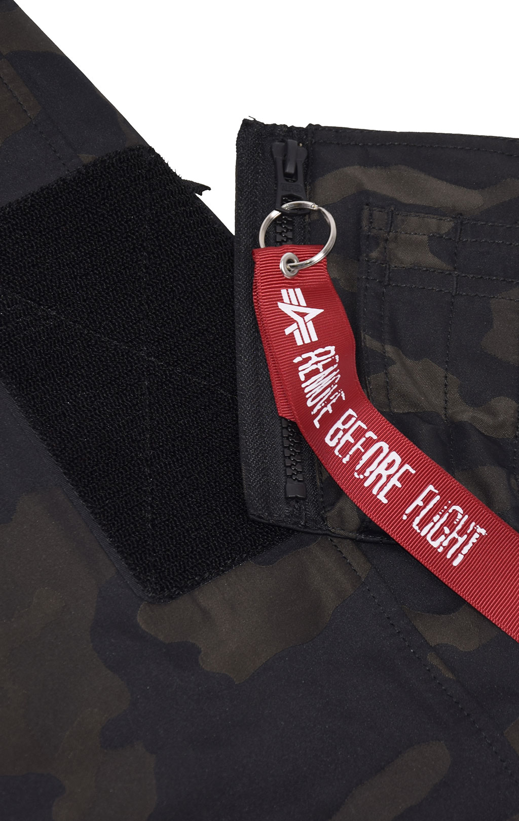 Аляска-пуховик ALPHA INDUSTRIES JACQUARD DOWN N-3B camo black 