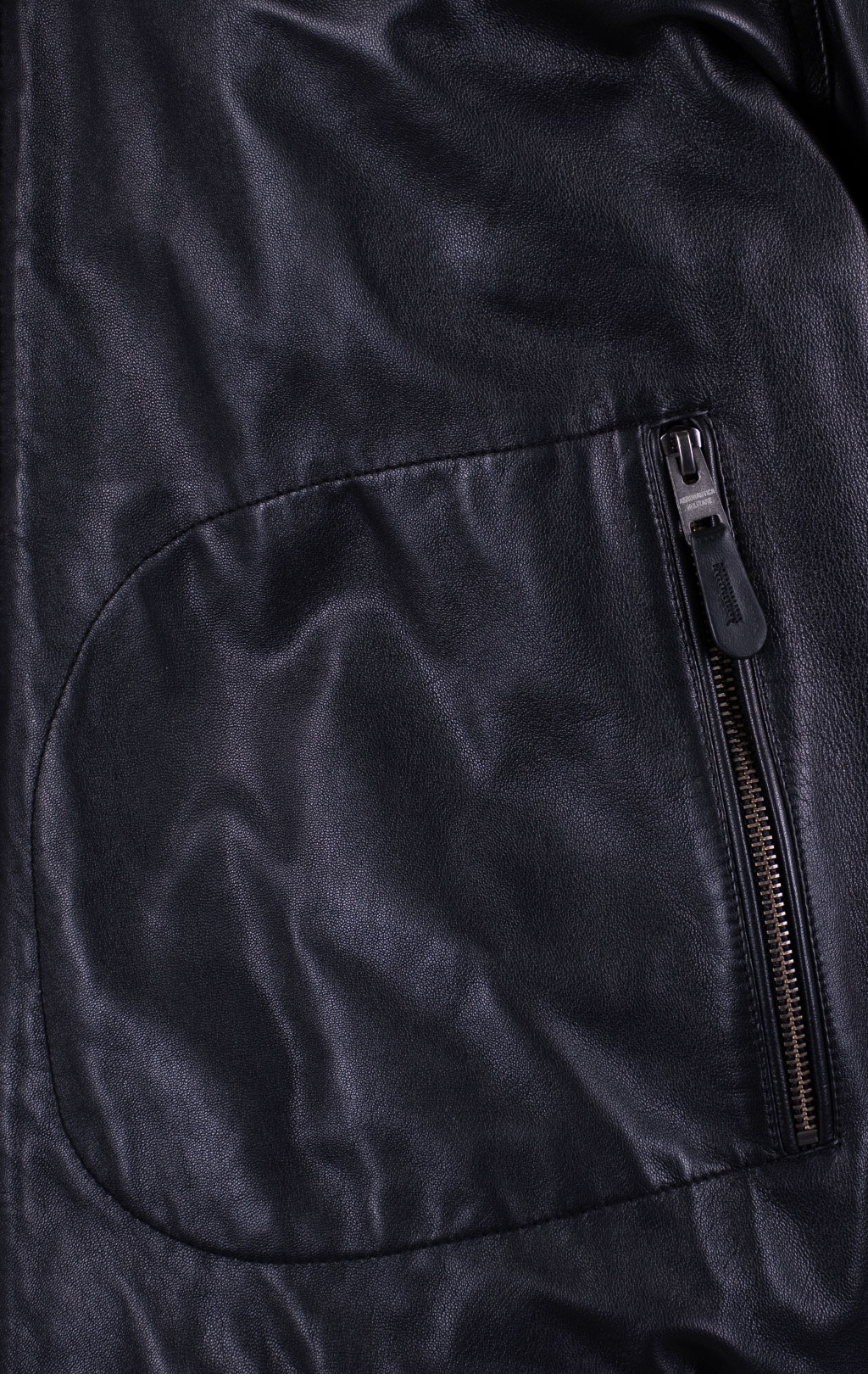 Куртка-бомбер AERONAUTICA MILITARE big size кожа SS 26/IN nero (PN 5053) 
