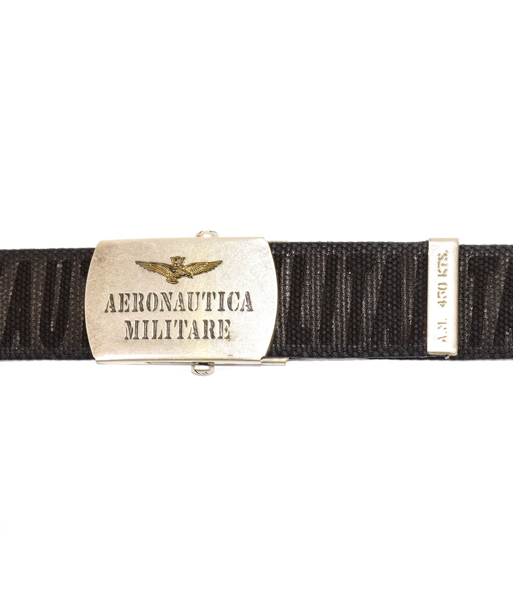 Ремень тканевый AERONAUTICA MILITARE FW 19/20 jet black (CI 237) 