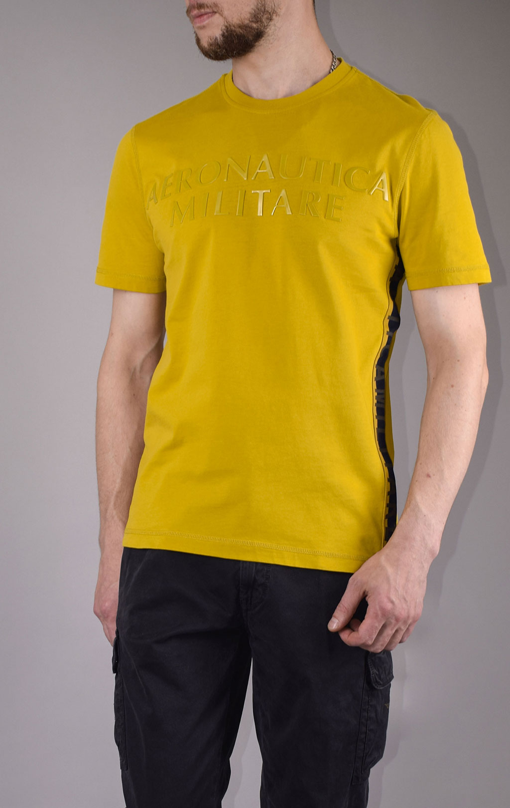 Футболка AERONAUTICA MILITARE FW 19/20 giallo (TS 1643) 