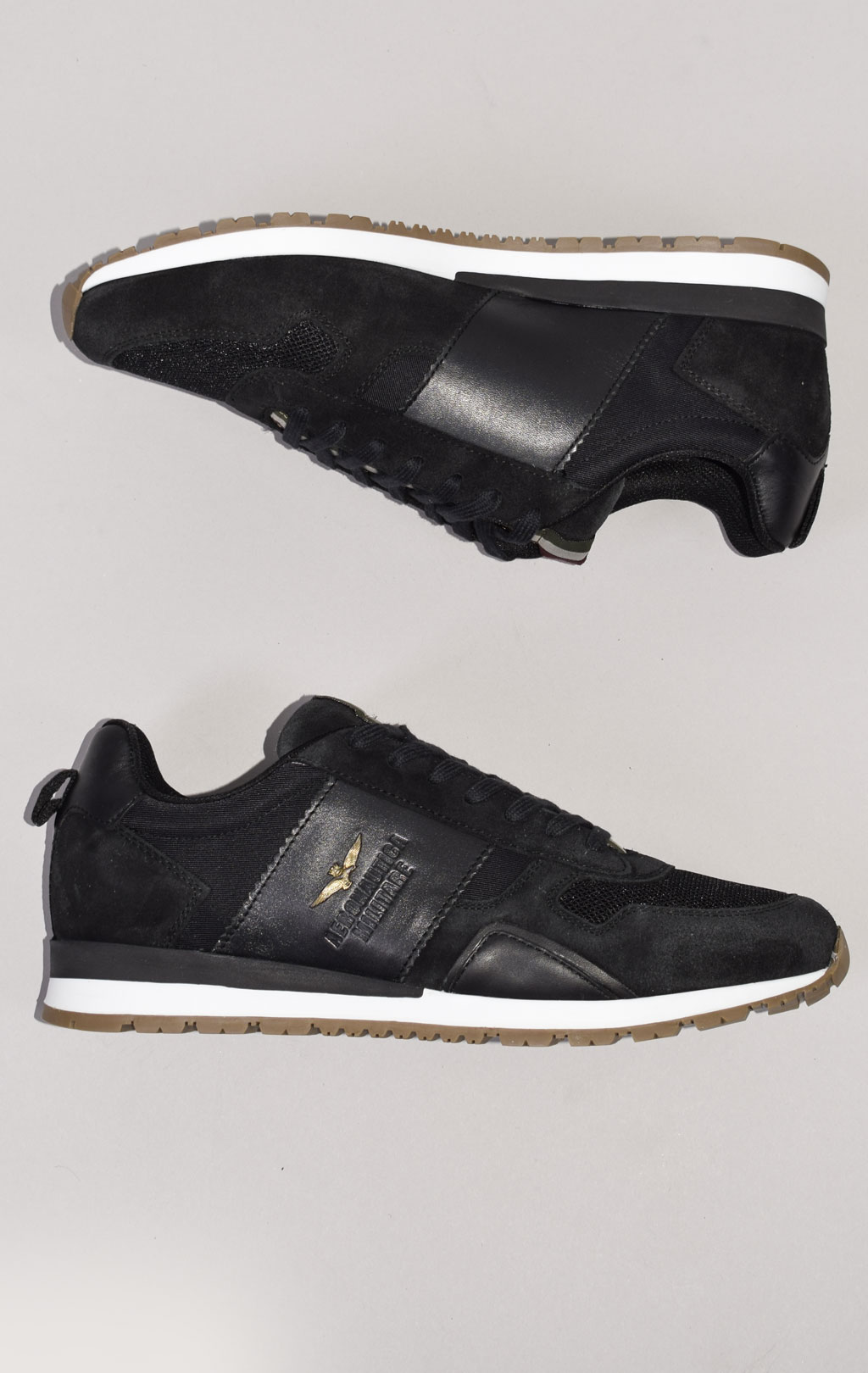 Кроссовки AERONAUTICA MILITARE SS 23 m/PT jet black (SC 246)