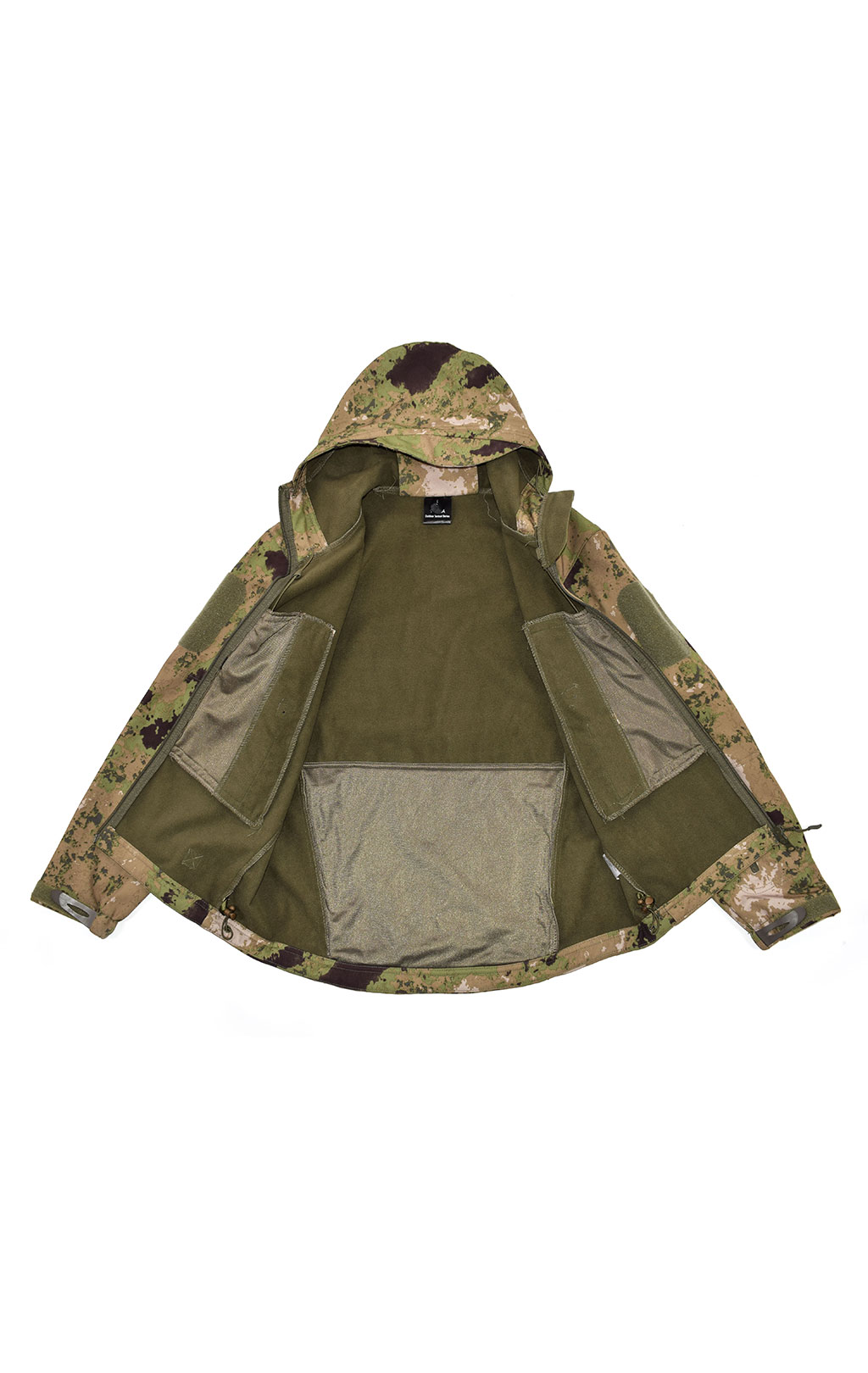 Куртка тактическая Outdoor Tactical Soft Shell с капюшоном camo green Китай