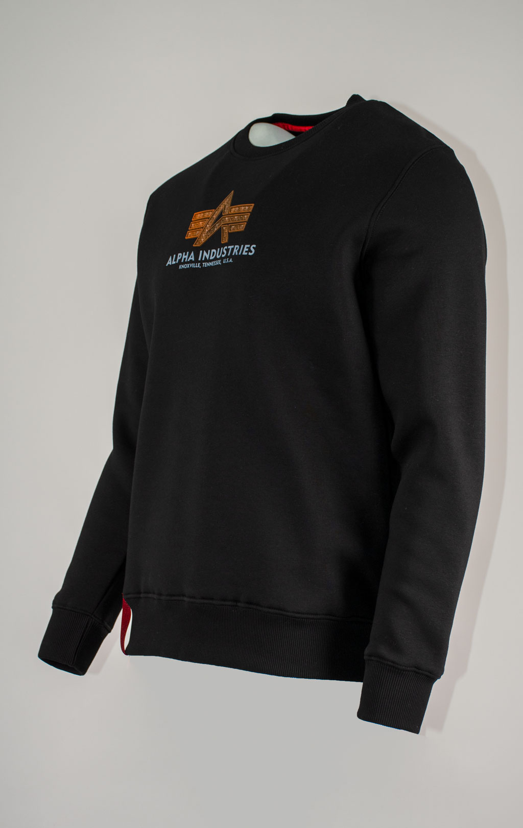 Свитшот ALPHA INDUSTRIES BASIC SWEATER RUBBER black 
