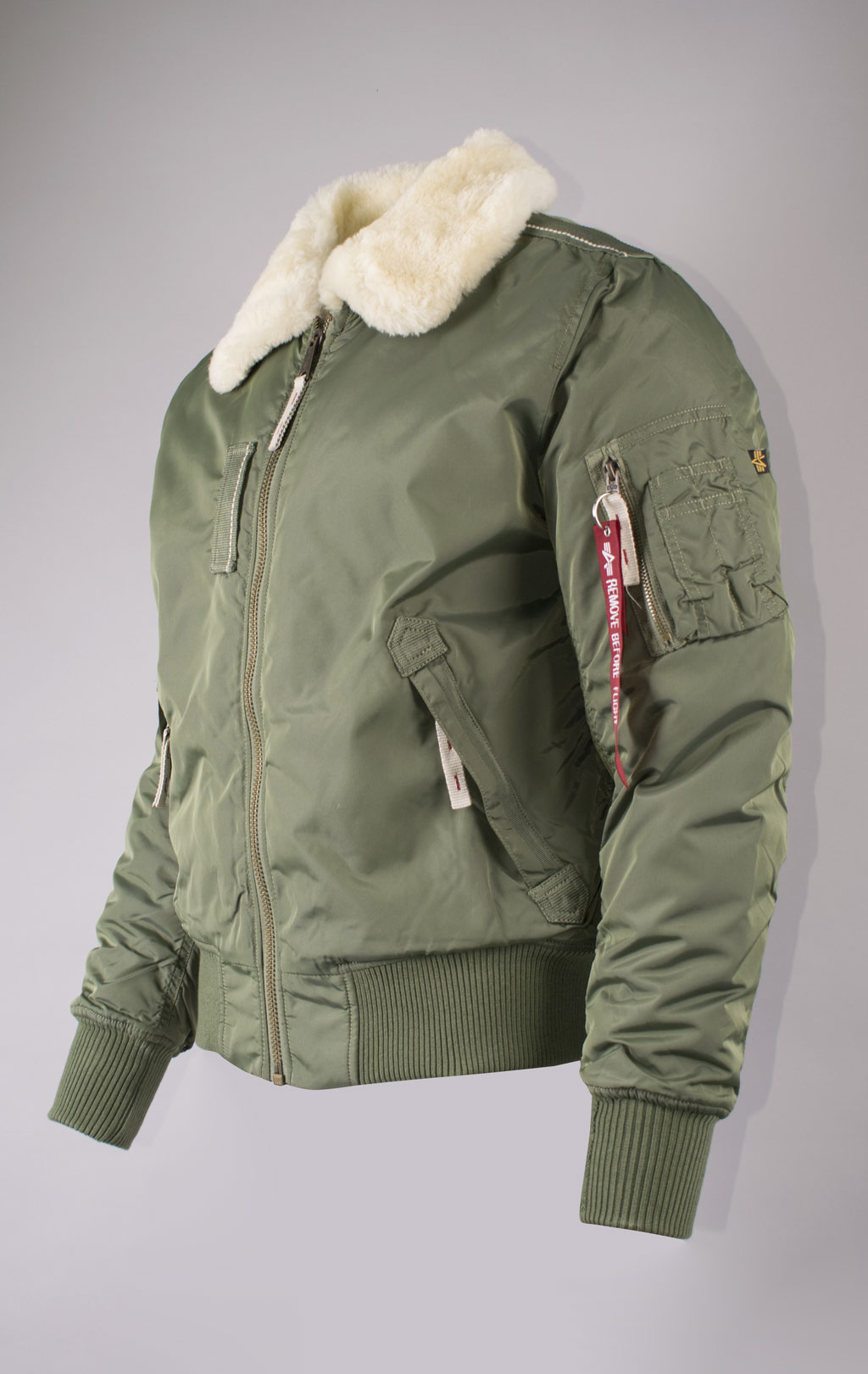 Куртка-пилот ALPHA INDUSTRIES INJECTOR-III sage green 