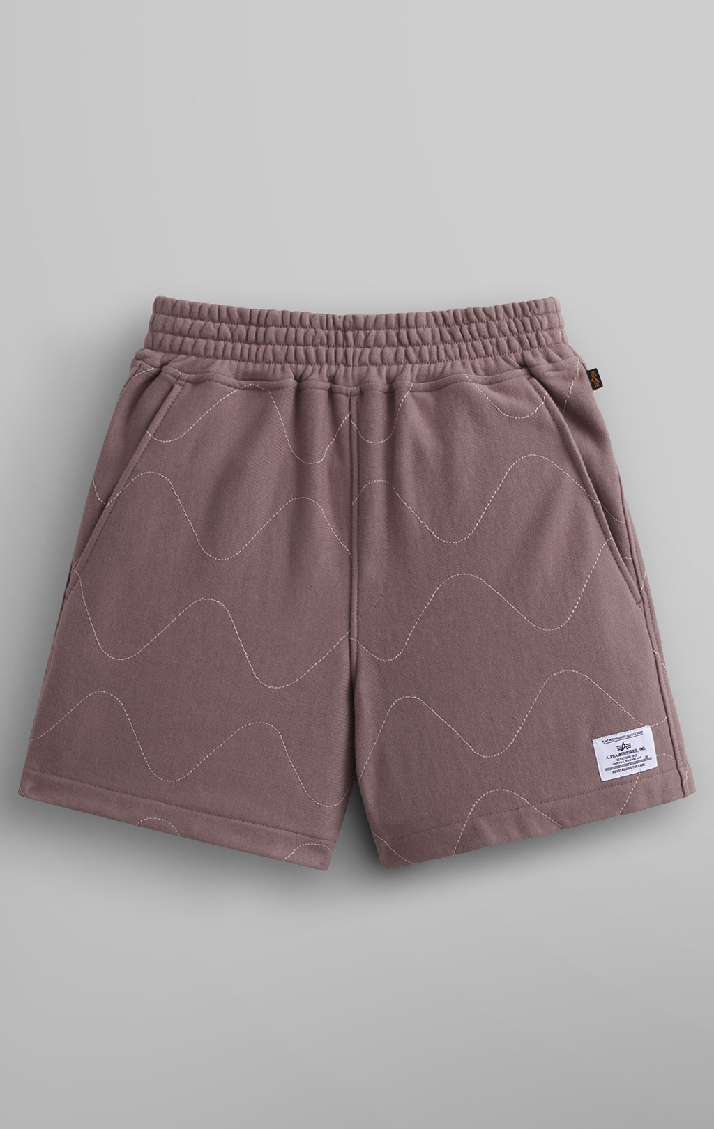 Женские шорты ALPHA INDUSTRIES QUILTED SHORT SS 24 m dusty purple 