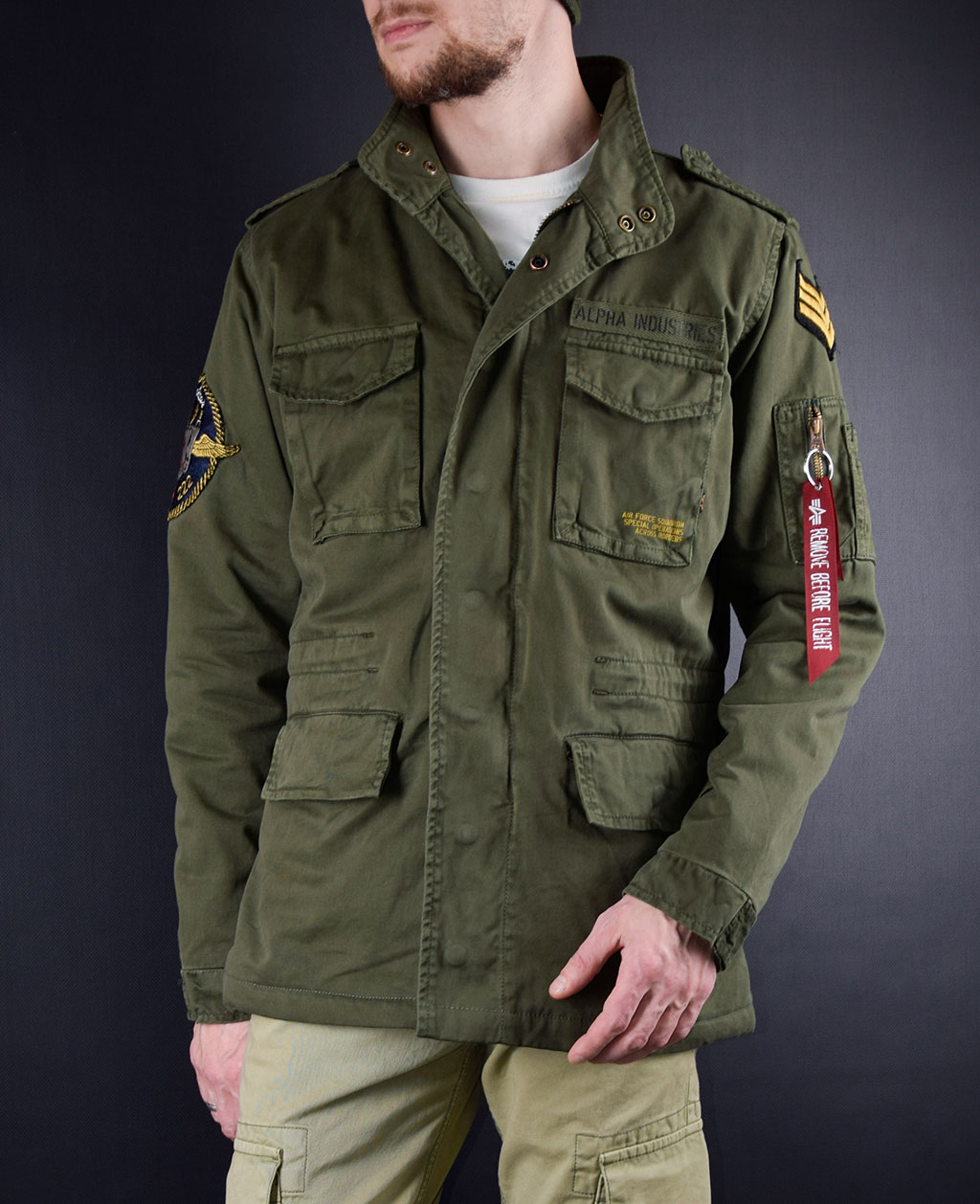 Куртка ALPHA INDUSTRIES CW-P M-65 dark olive 