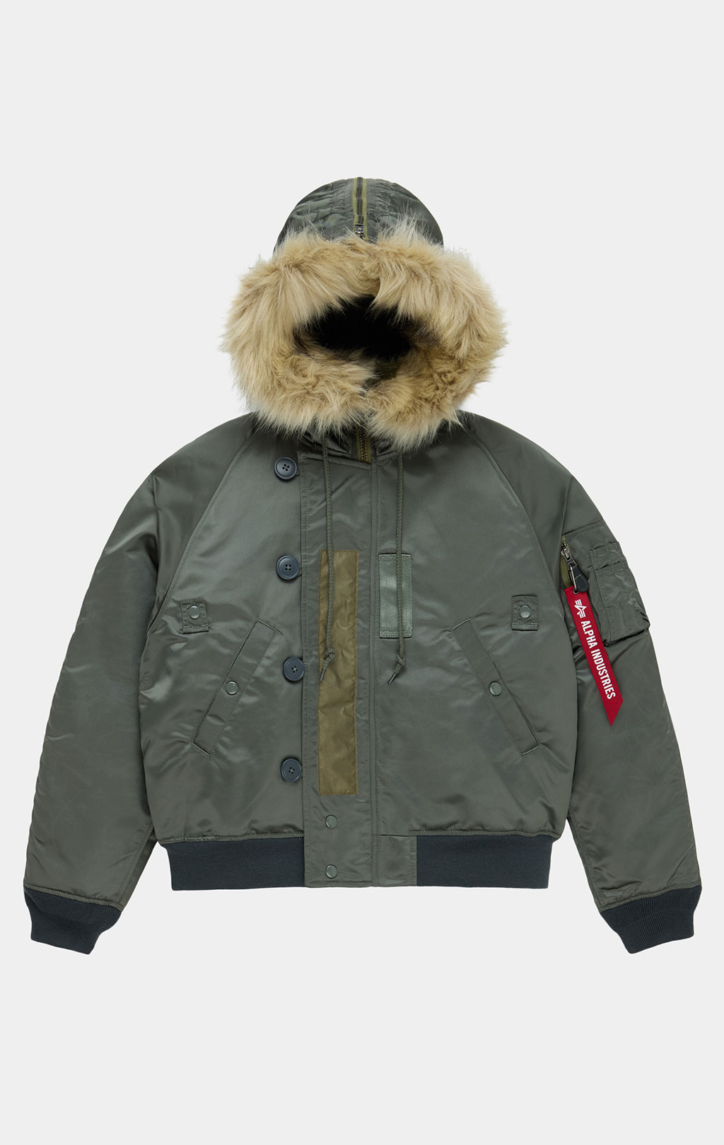 Аляска короткая ALPHA INDUSTRIES N-2B HERITAGE FIT PARKA (1950s VERSION) FW 26/27 field gray 