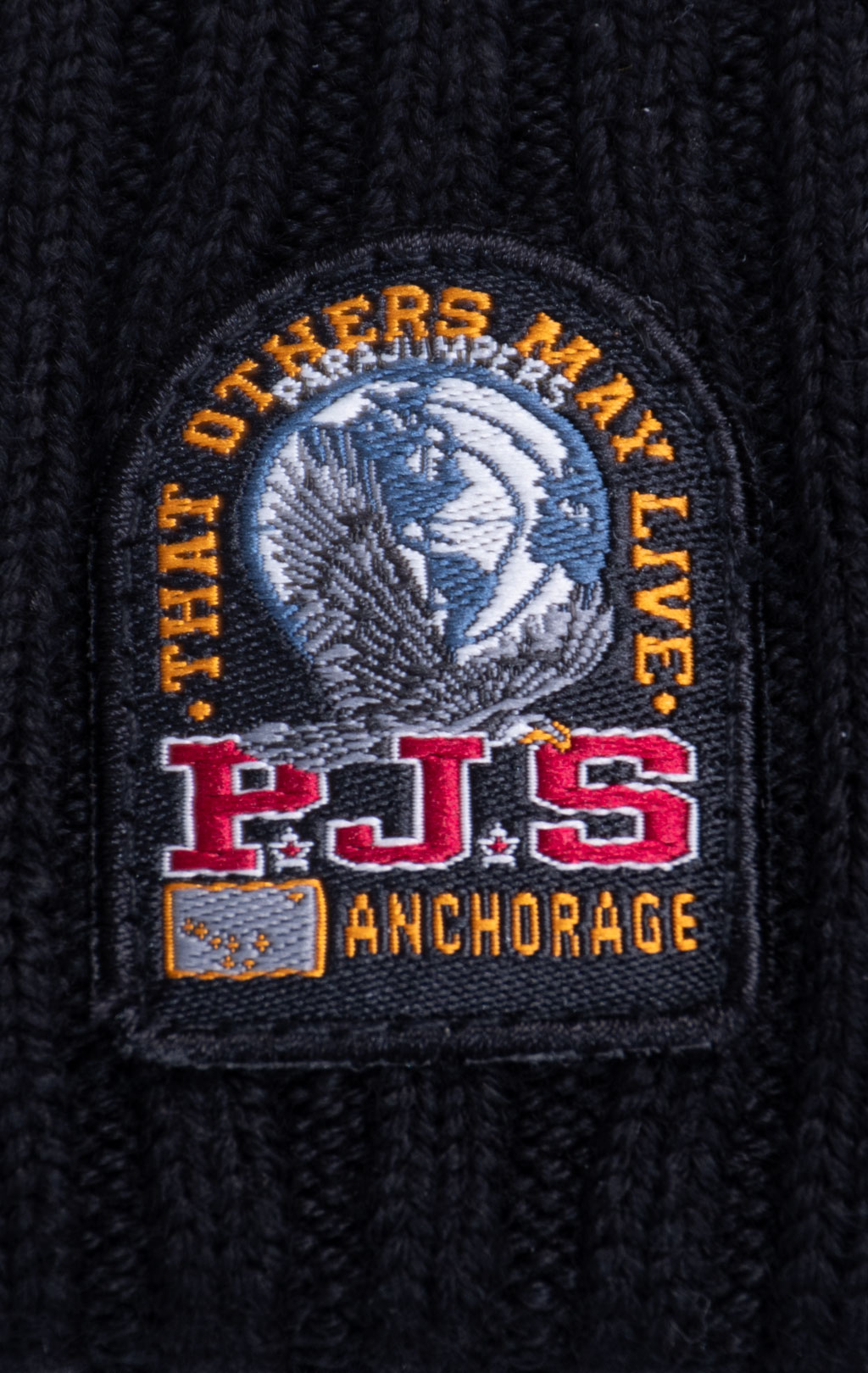 Шапка вязаная PARAJUMPERS MATIO FW 26/27 black 