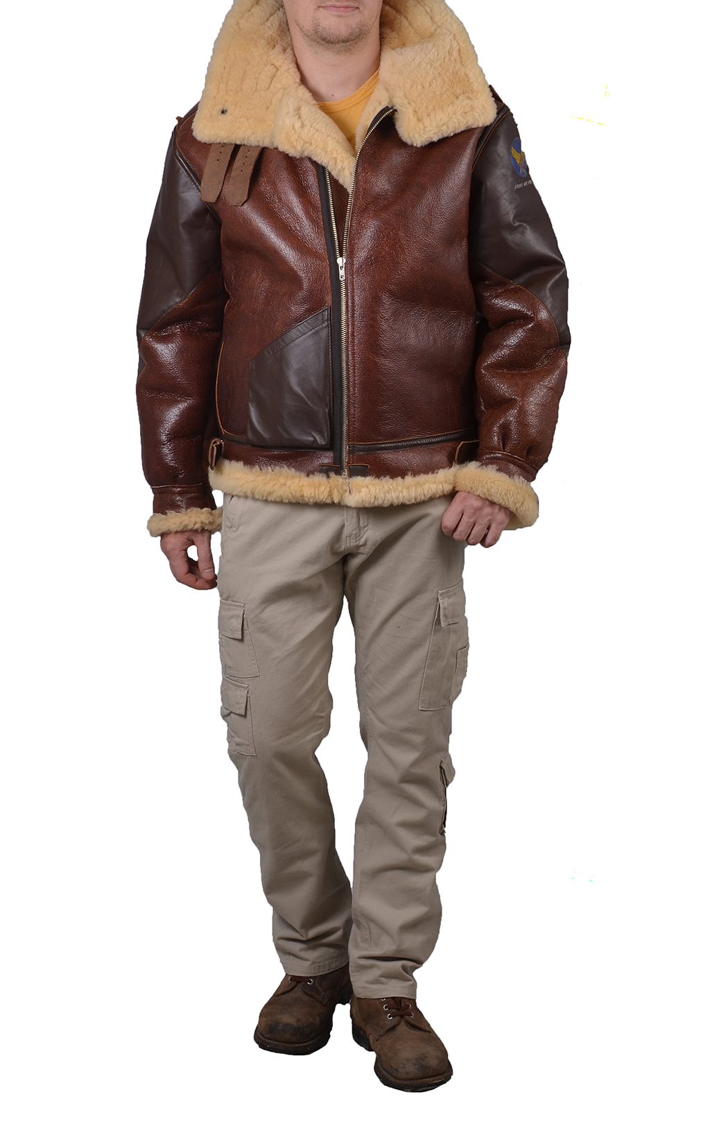 Куртка-пилот COCKPIT Pearl Harbor B-3 кожа brown (Z213374E) 