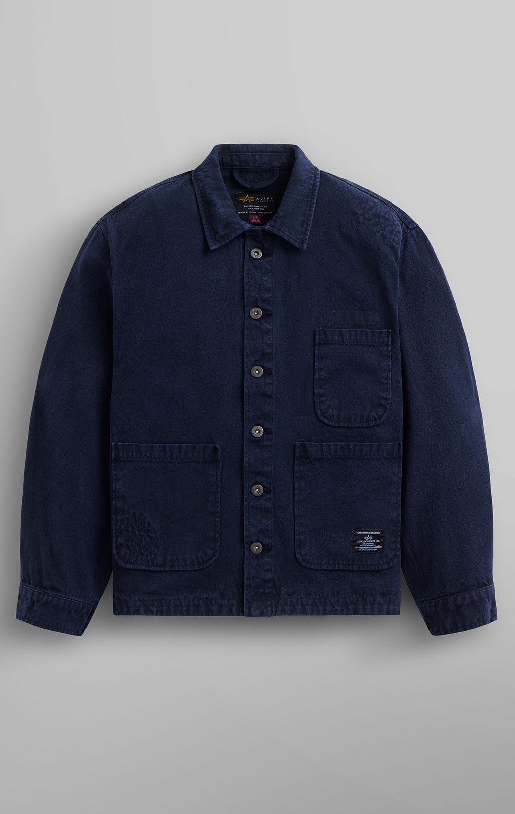 Женская ветровка ALPHA INDUSTRIES CTN CHORE COAT SS 24 m replica blue 